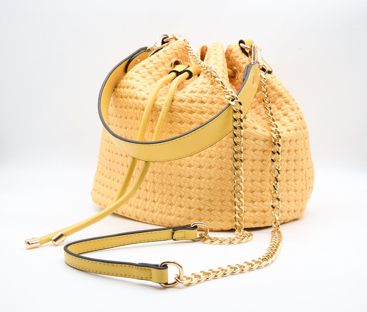 Borsa secchiello grande gialla