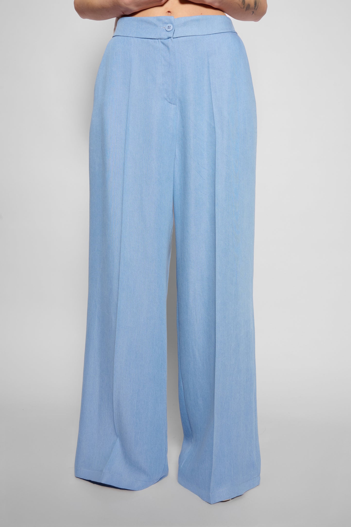 Pantalone palazzo azzurro