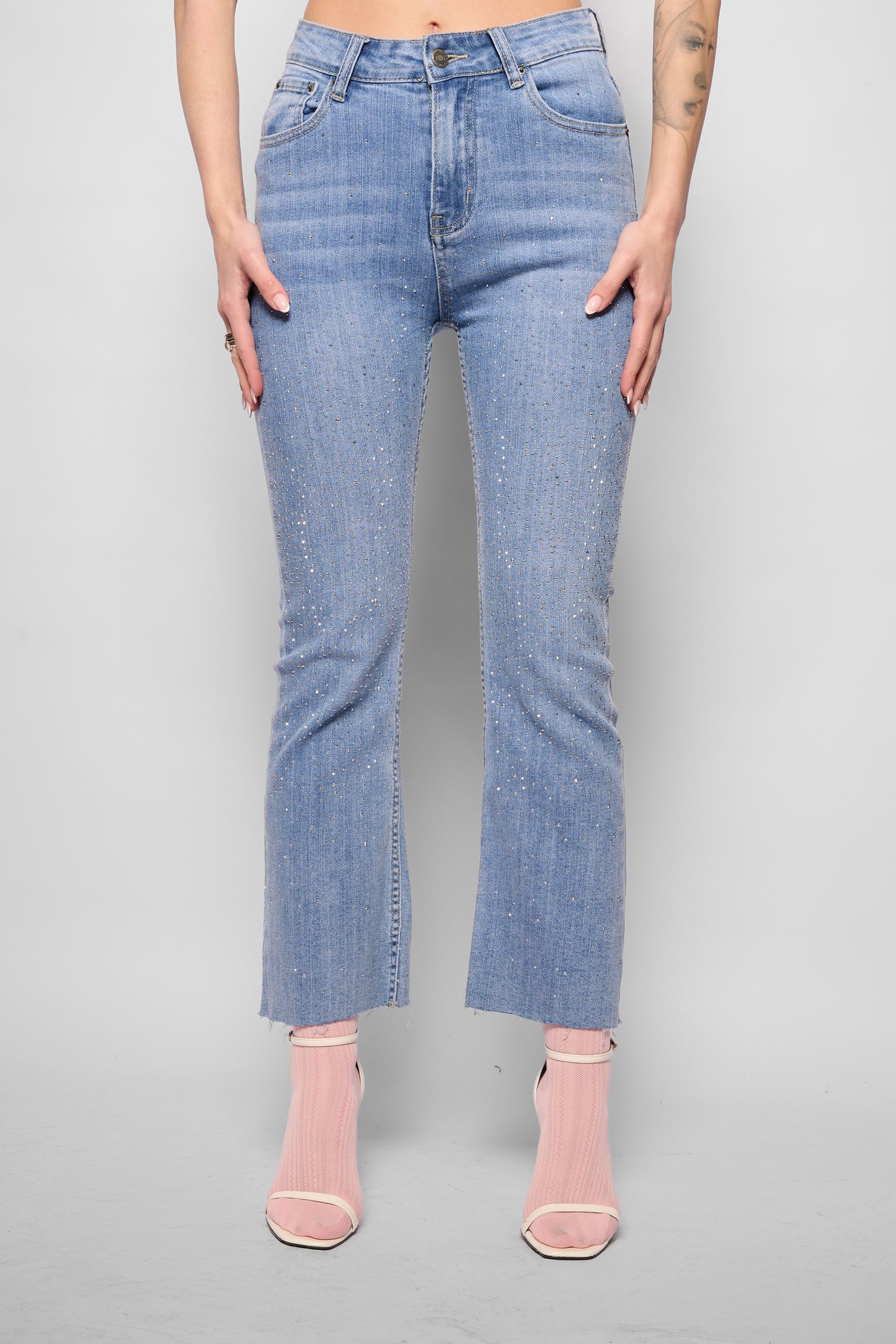 Jeans strass skinny
