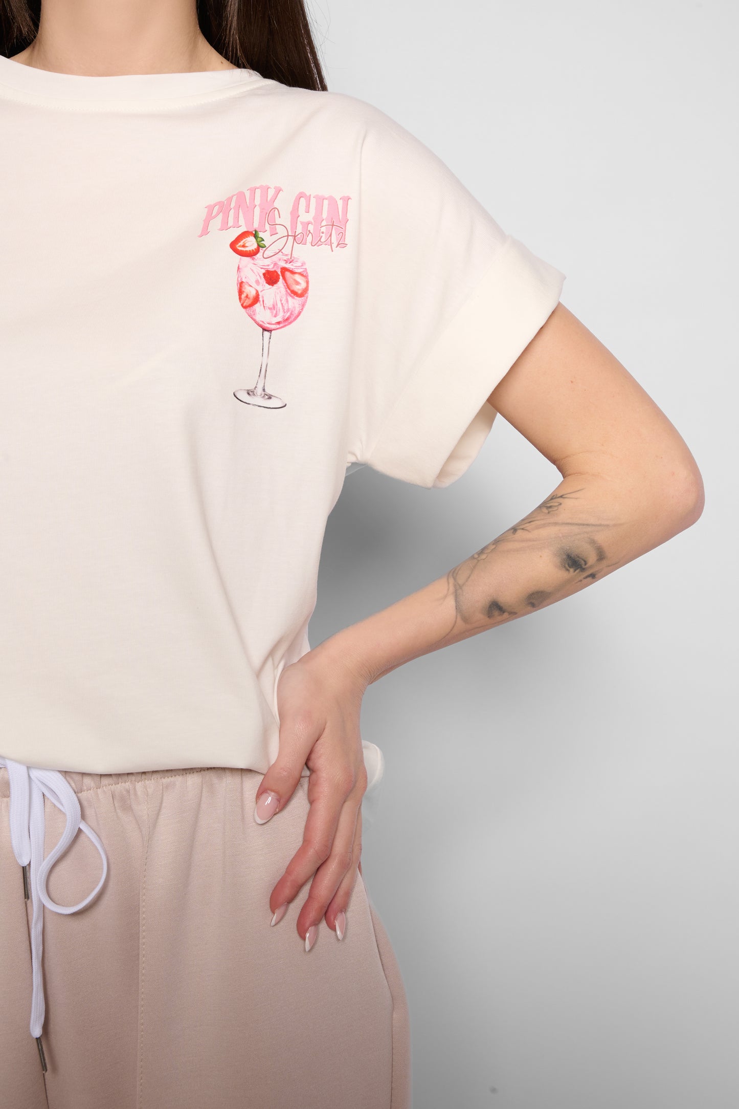 T-shirt Pink Gin