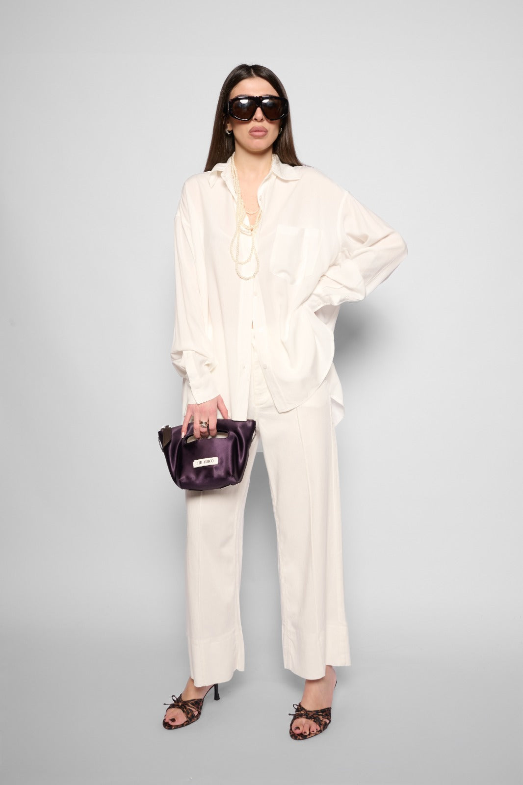 Camicia oversize bianca