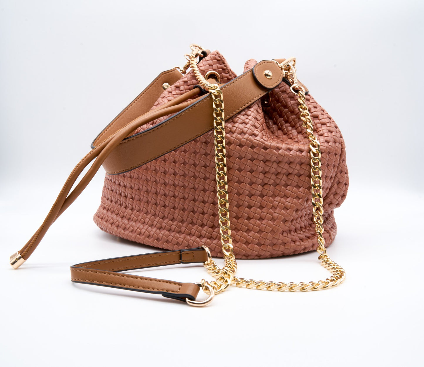 Borsa secchiello grande camel