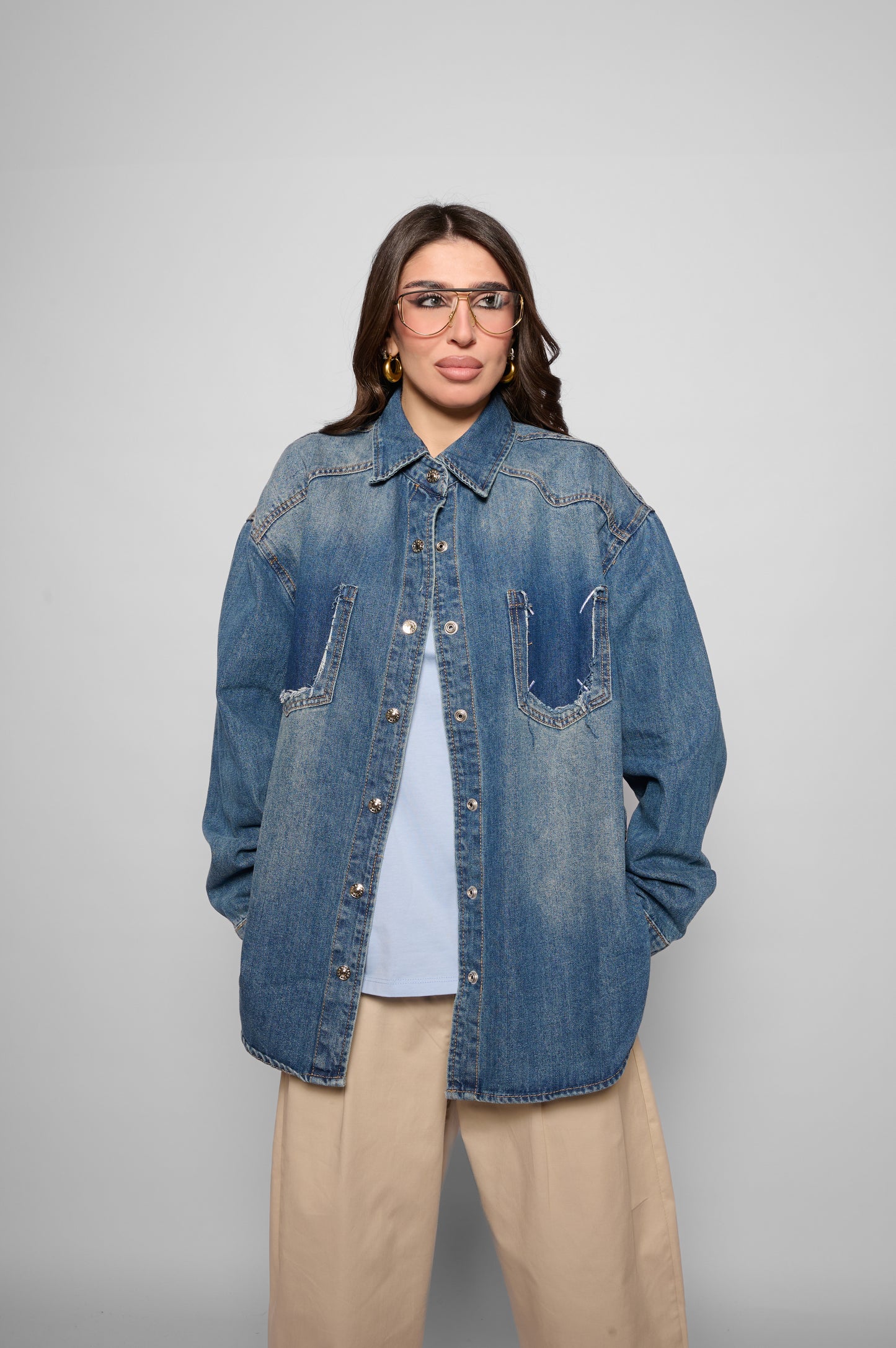 Camicione denim