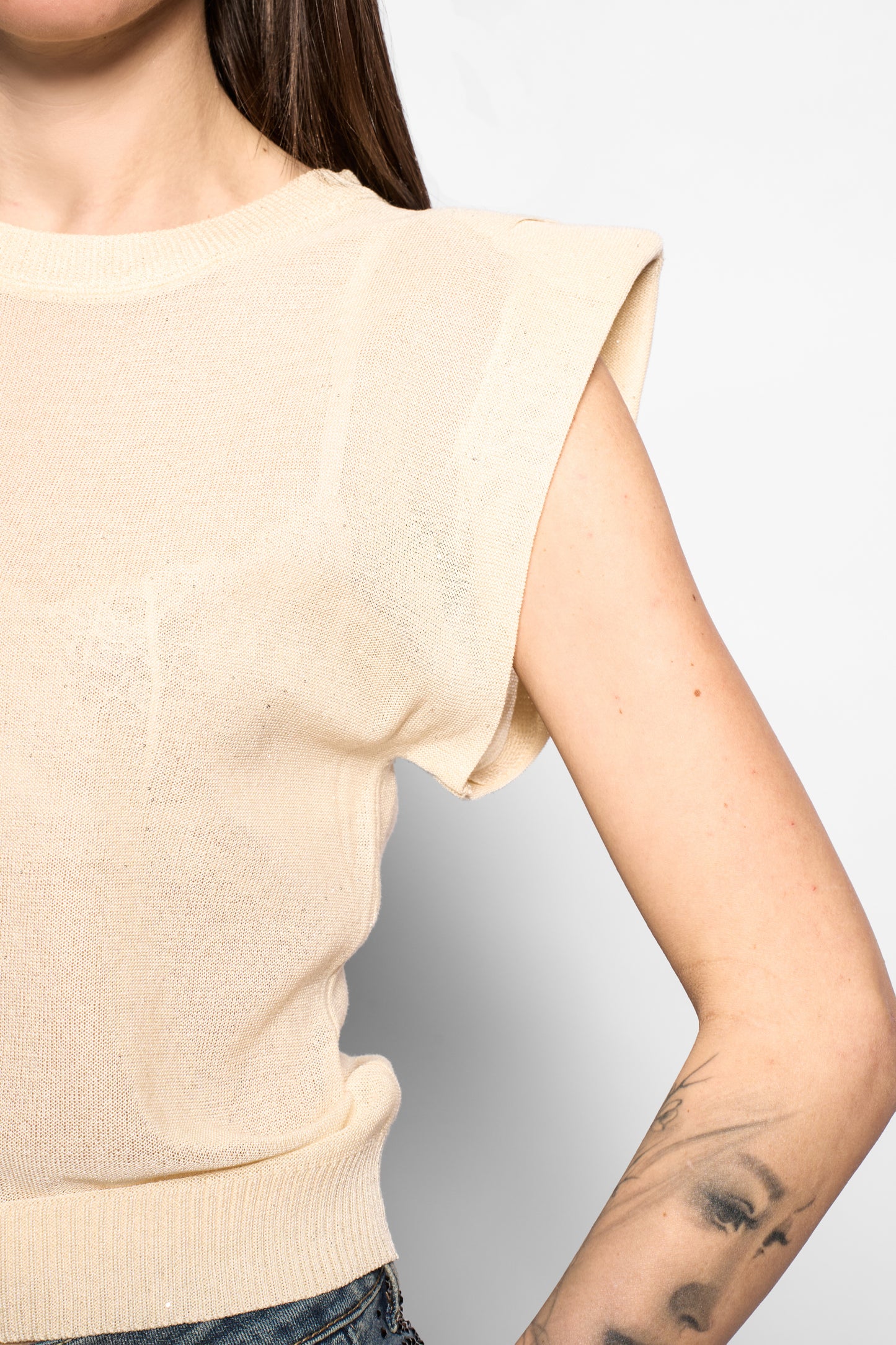 T-shirt filo lamè