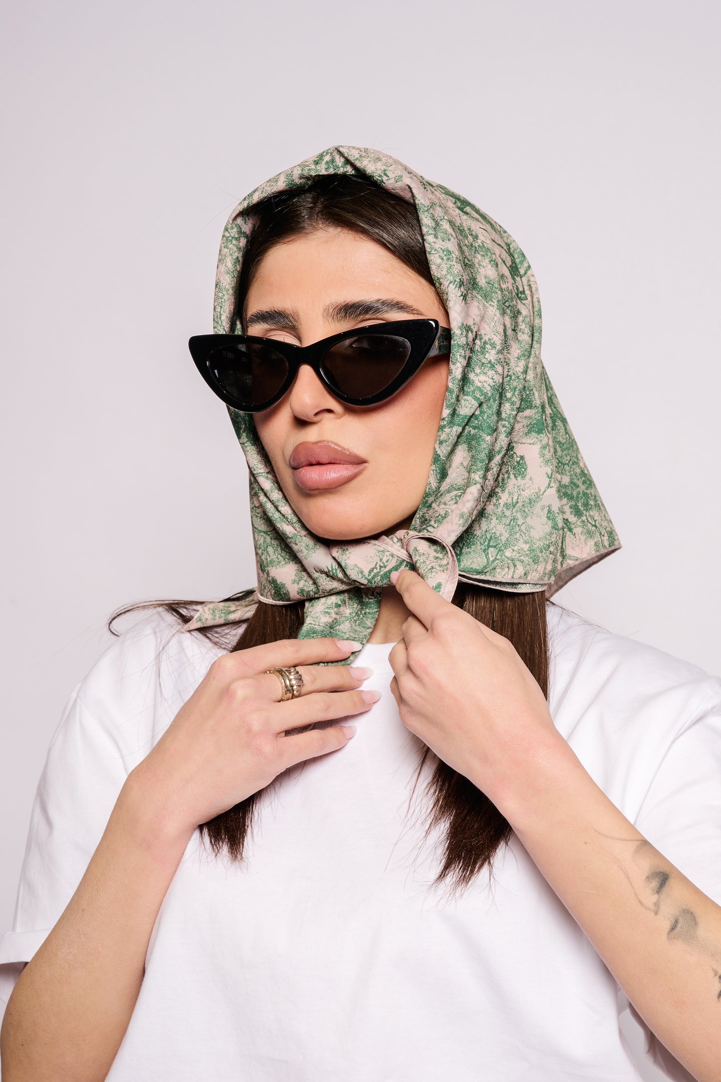 Foulard Jungle verde