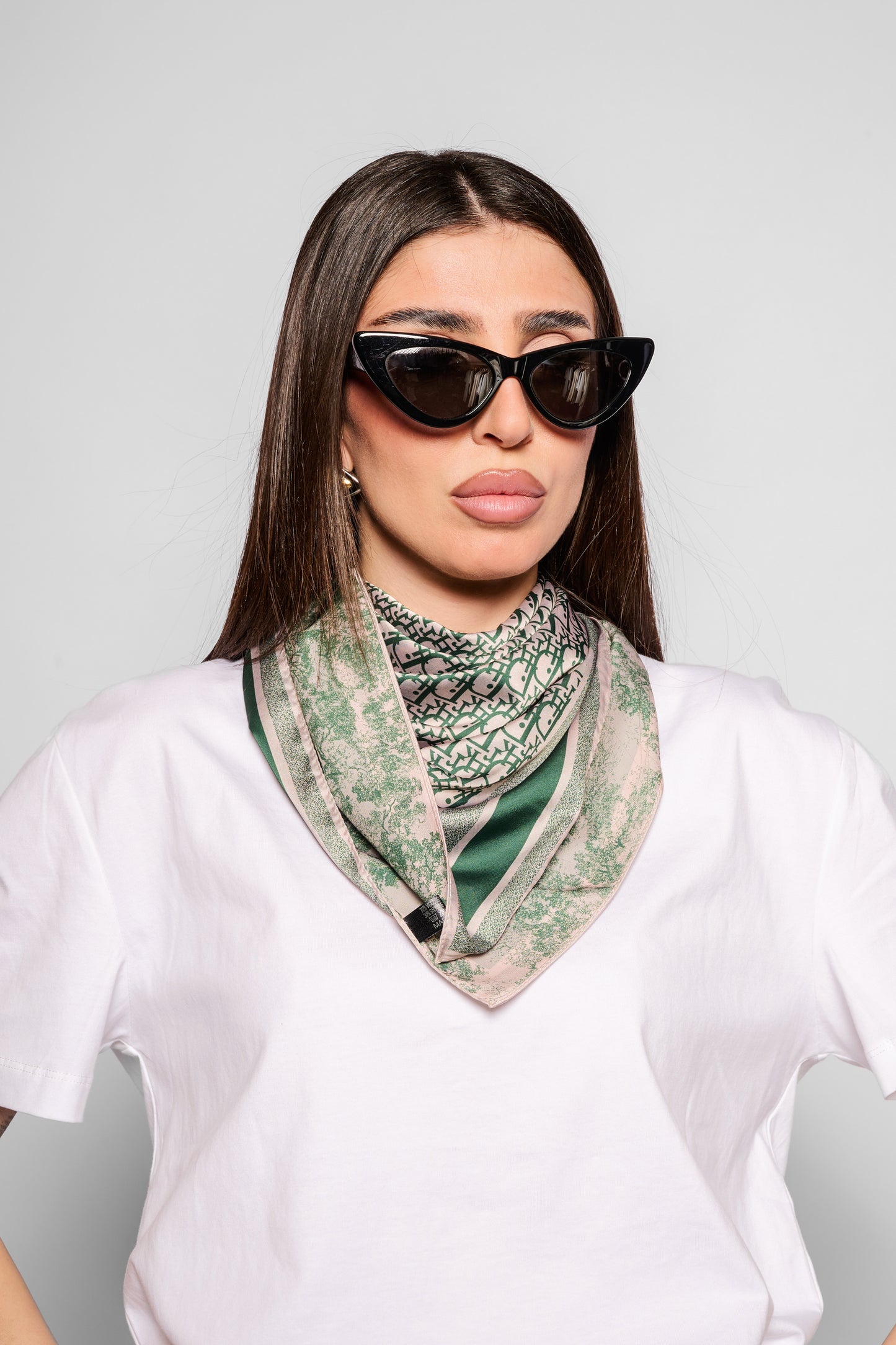 Foulard Jungle verde