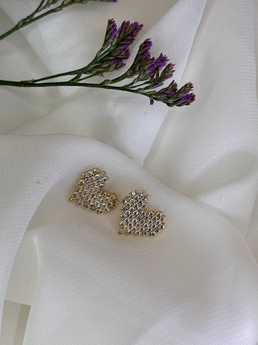 Orecchini cuore medio