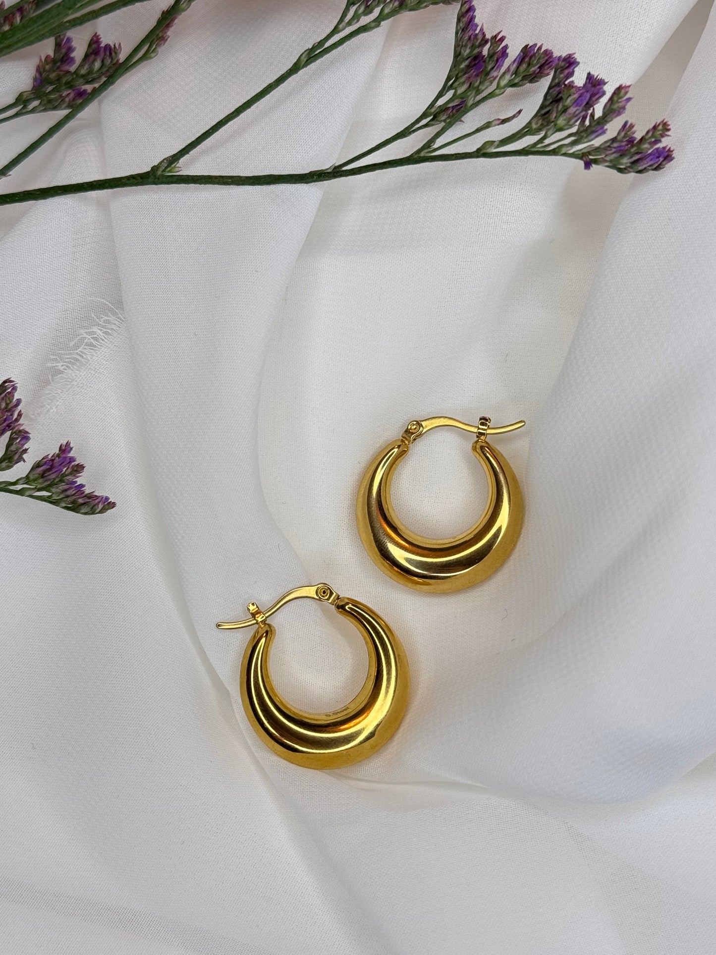 Orecchini cerchio doppio