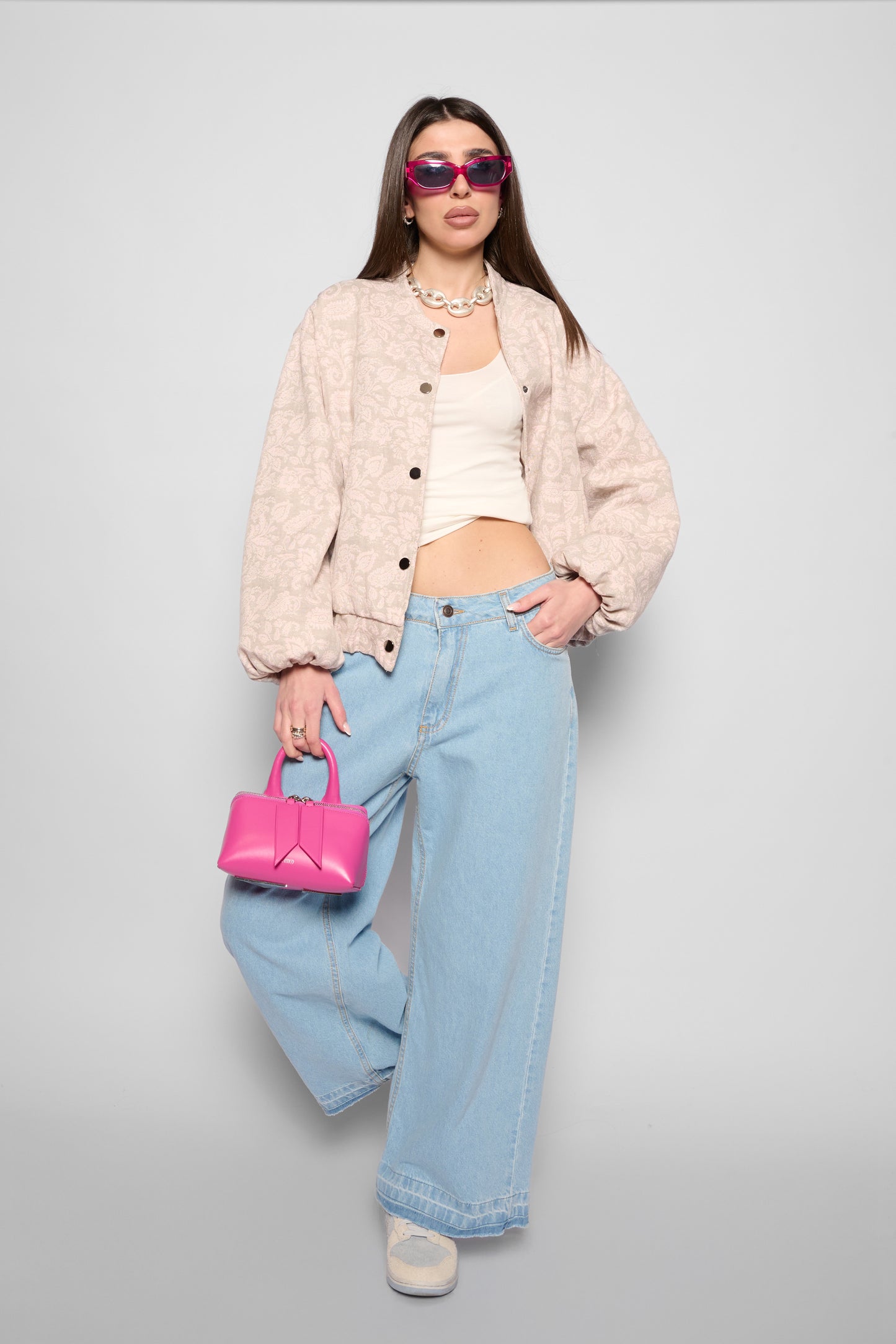 Jeans cropped low rise