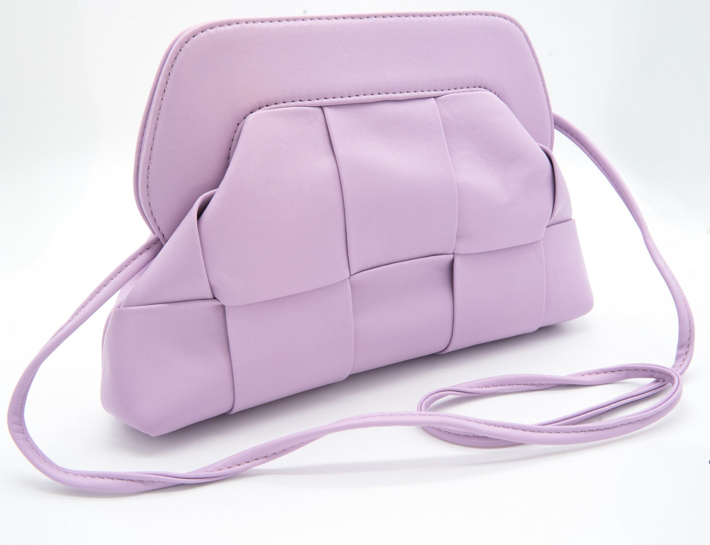 Pochette intreccio lilla