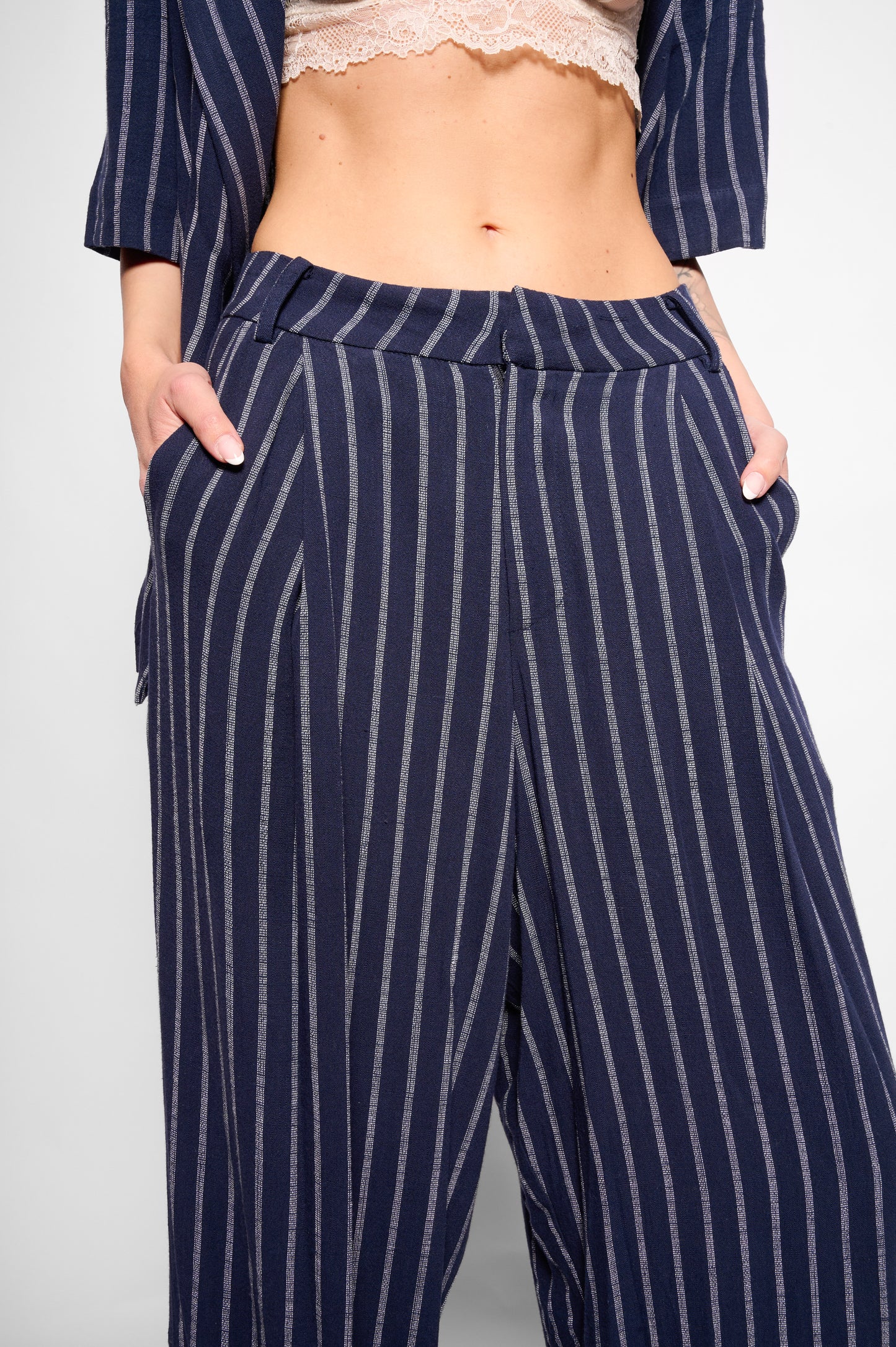 Pantalone righe completo Lumina