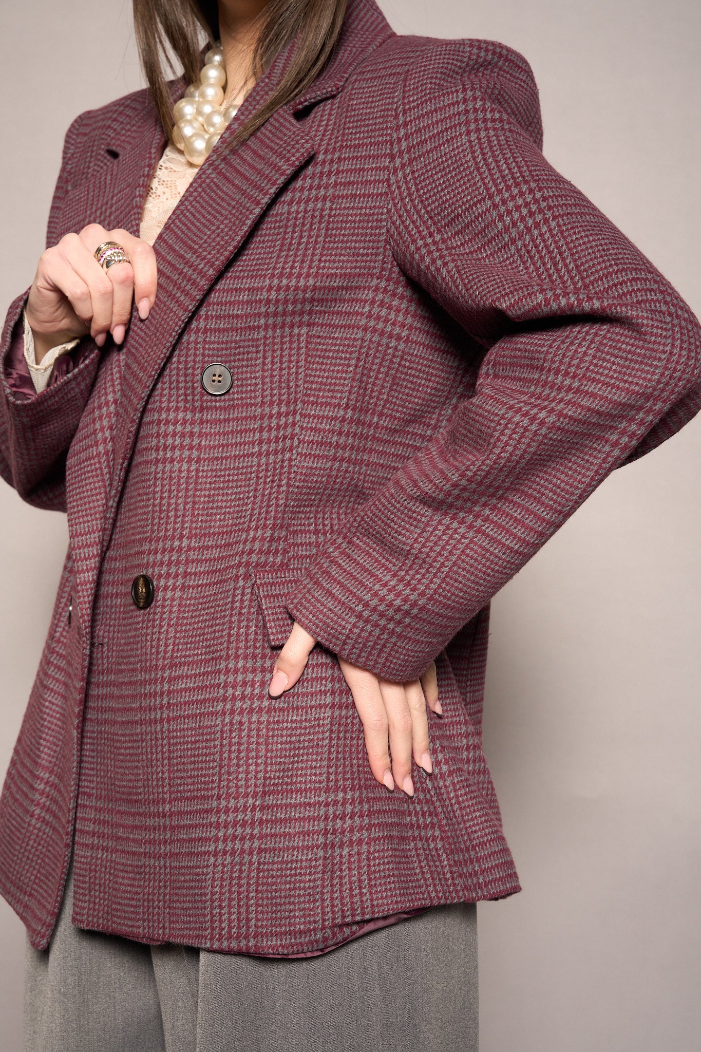 Giacca competo bordeaux