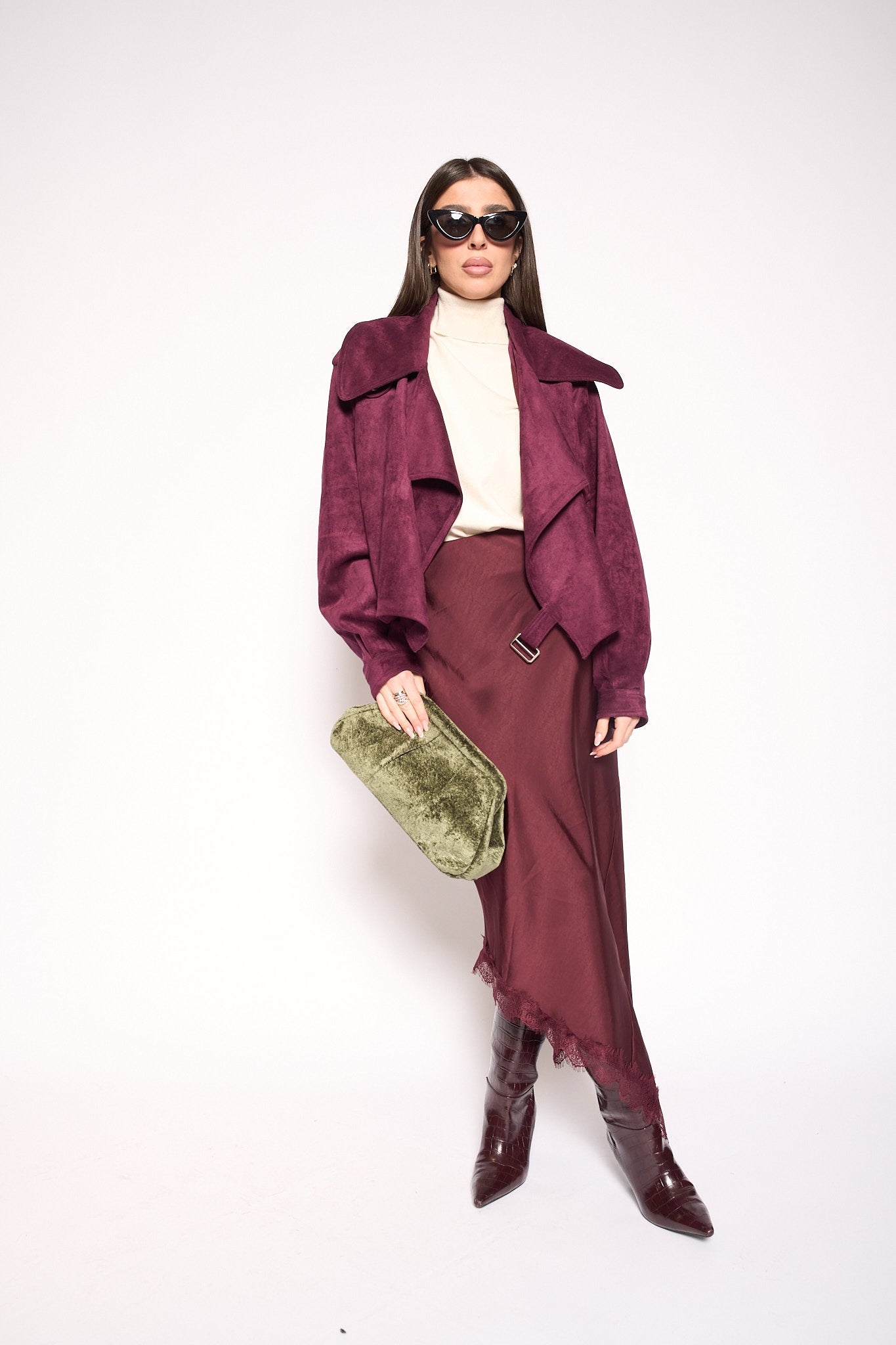 Trench camoscio