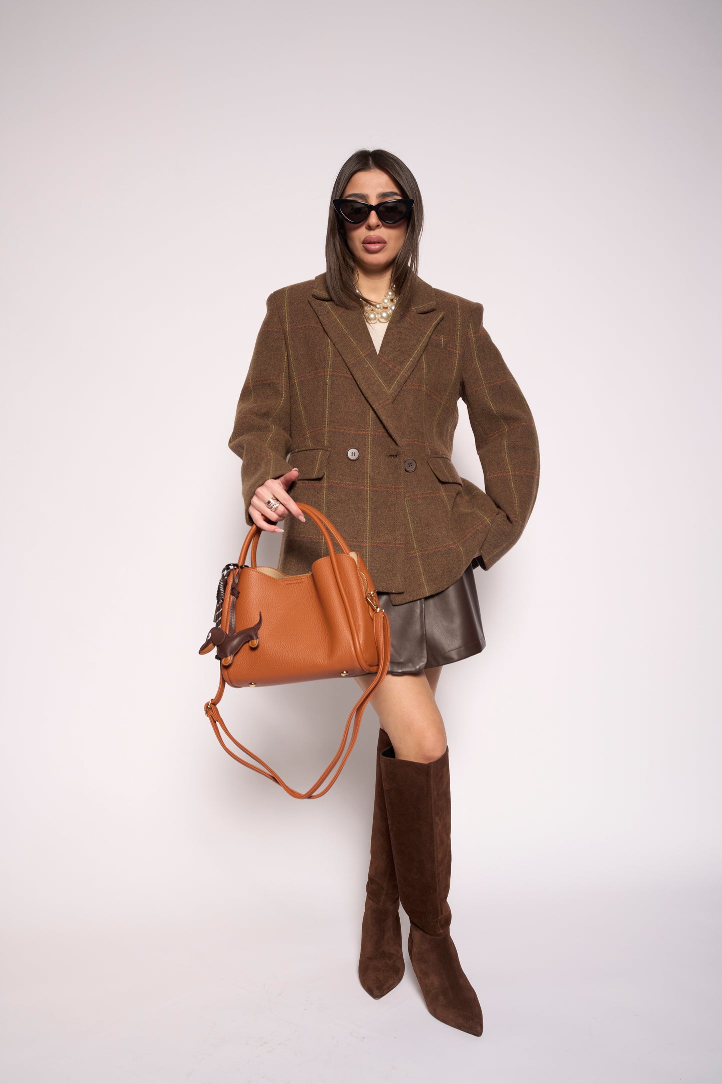 Giacca cappotto Tartan