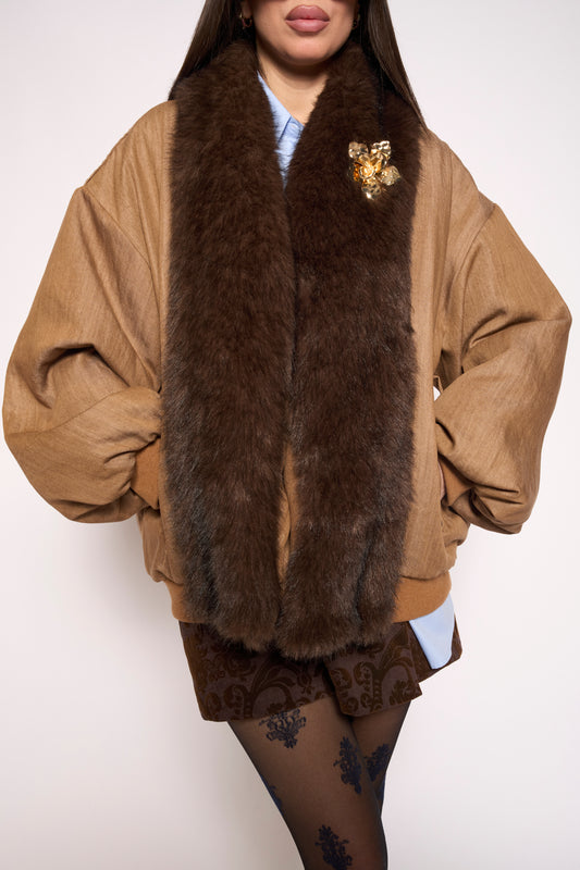 Bomber con pelliccia