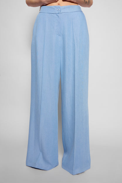 Pantalone palazzo azzurro