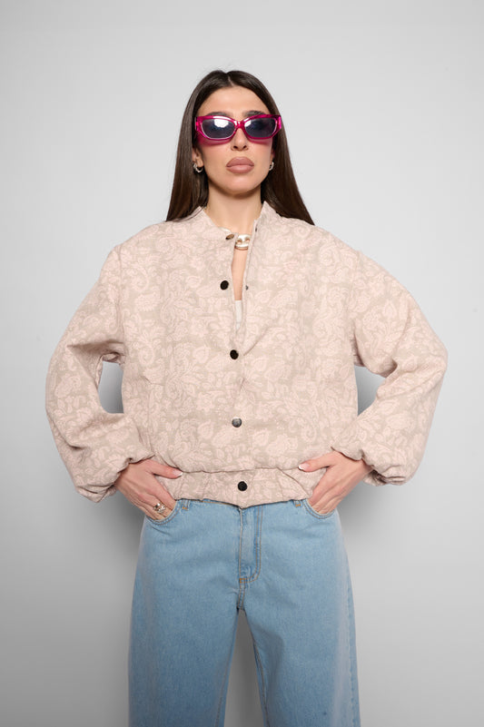 Bomber jaquard