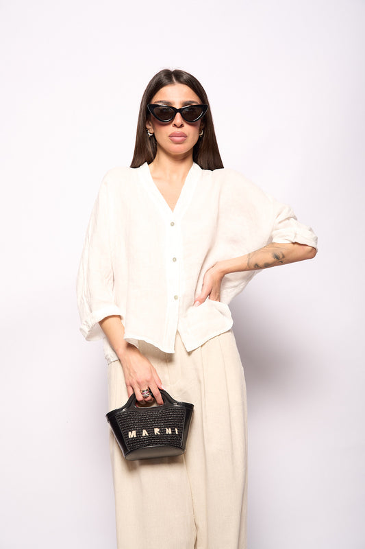 Camicia lino coreana