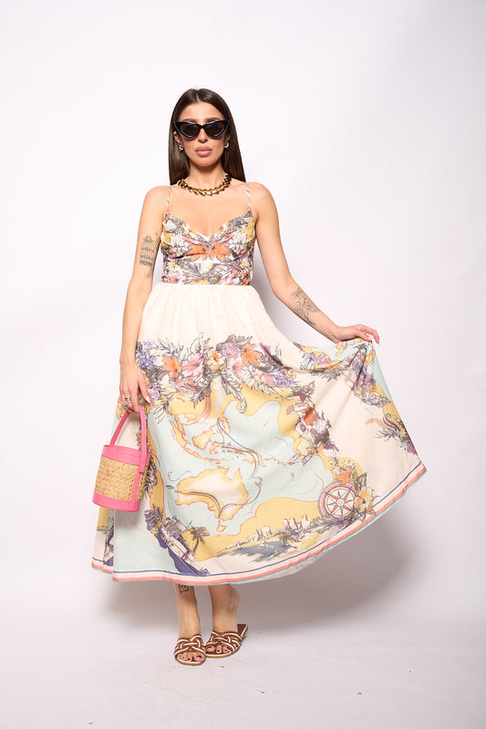 Abito midi Capri