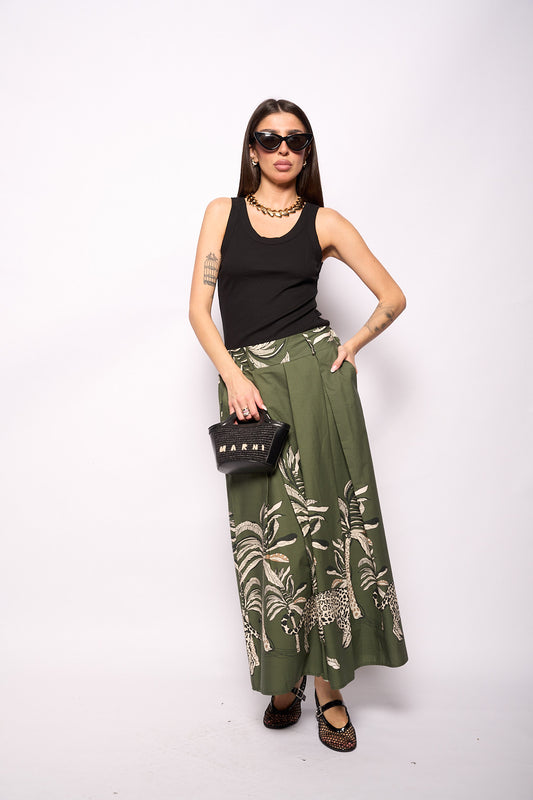 Top costine nero