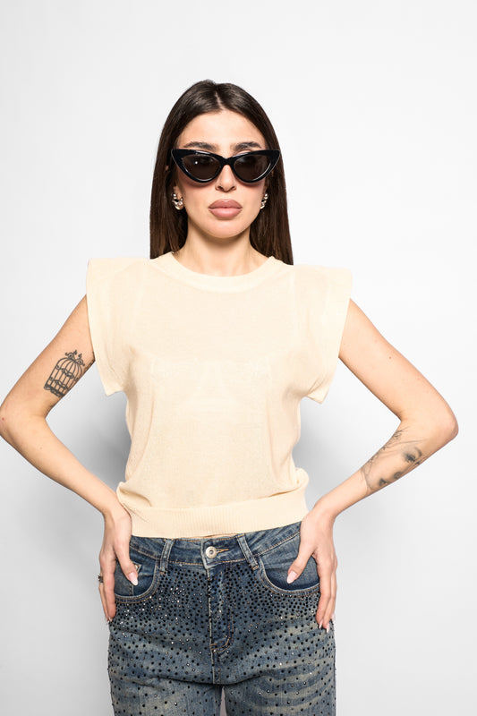 T-shirt filo lamè