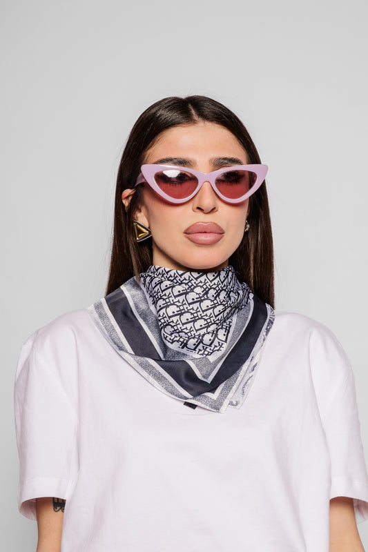 Foulard Jungle nero