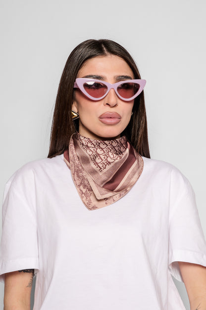 Foulard Jungle marrone