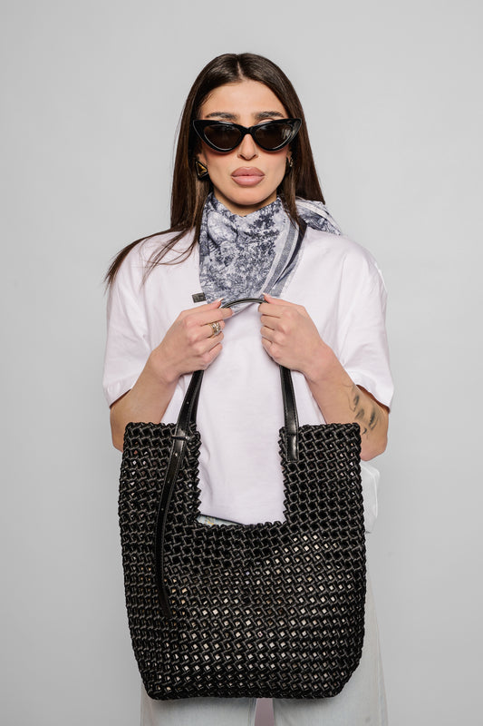Borsa rete satin