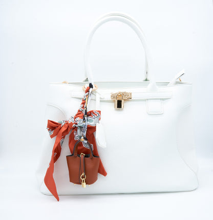 Borsa Kelly bianca