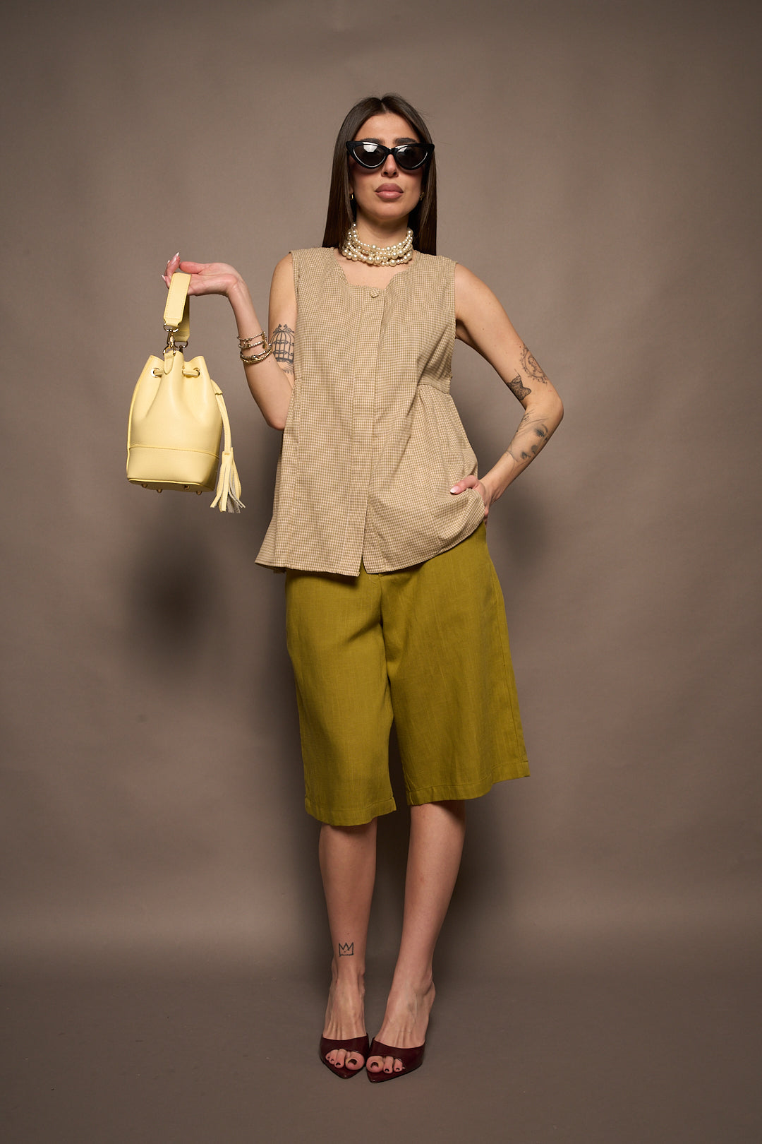 Blusa quadretti