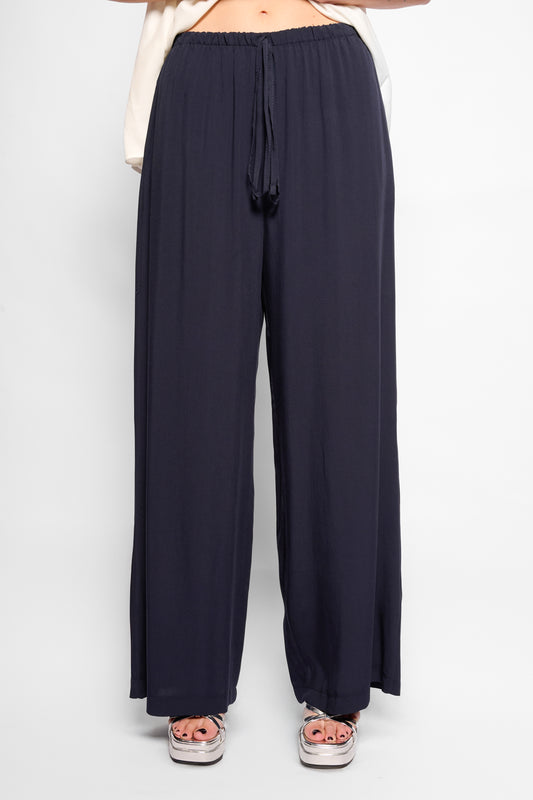 Pantalone morbido blu