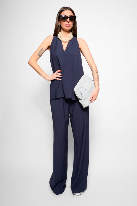 Pantalone Selene blu