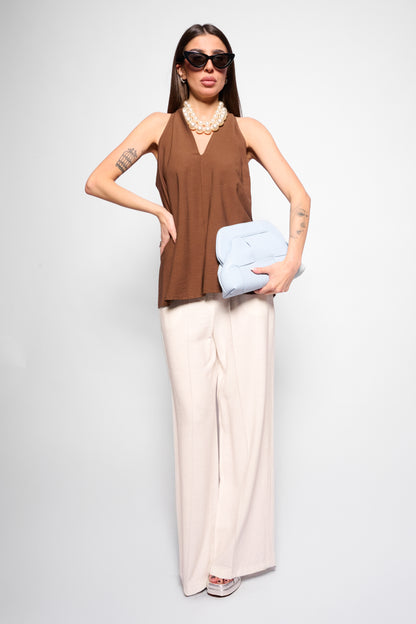 Pantalone Selene bianco