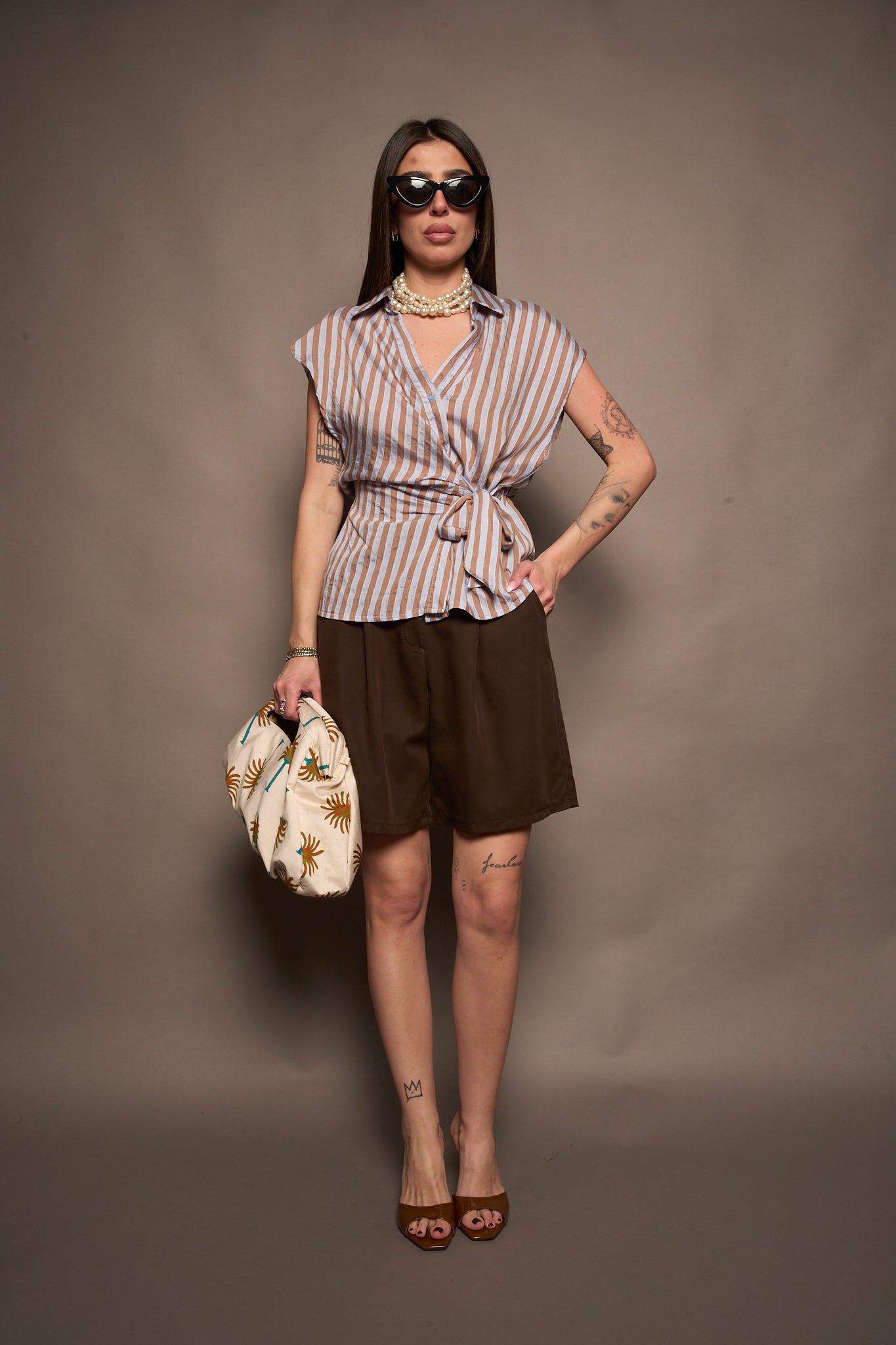 Shorts marroni