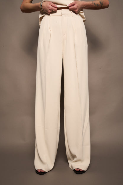 Pantalone completo avorio