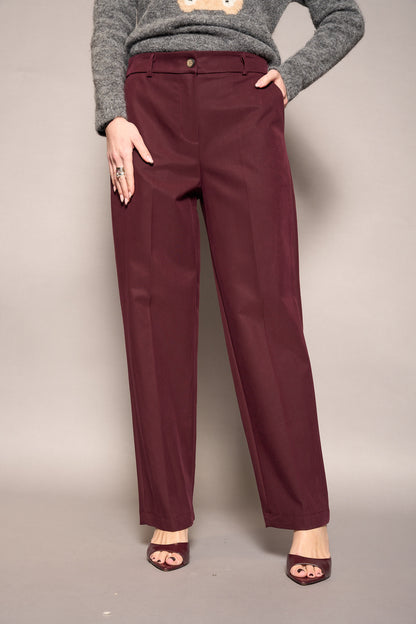 Pantalone bordeaux