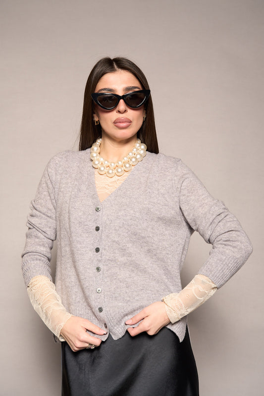 Cardigan in lana