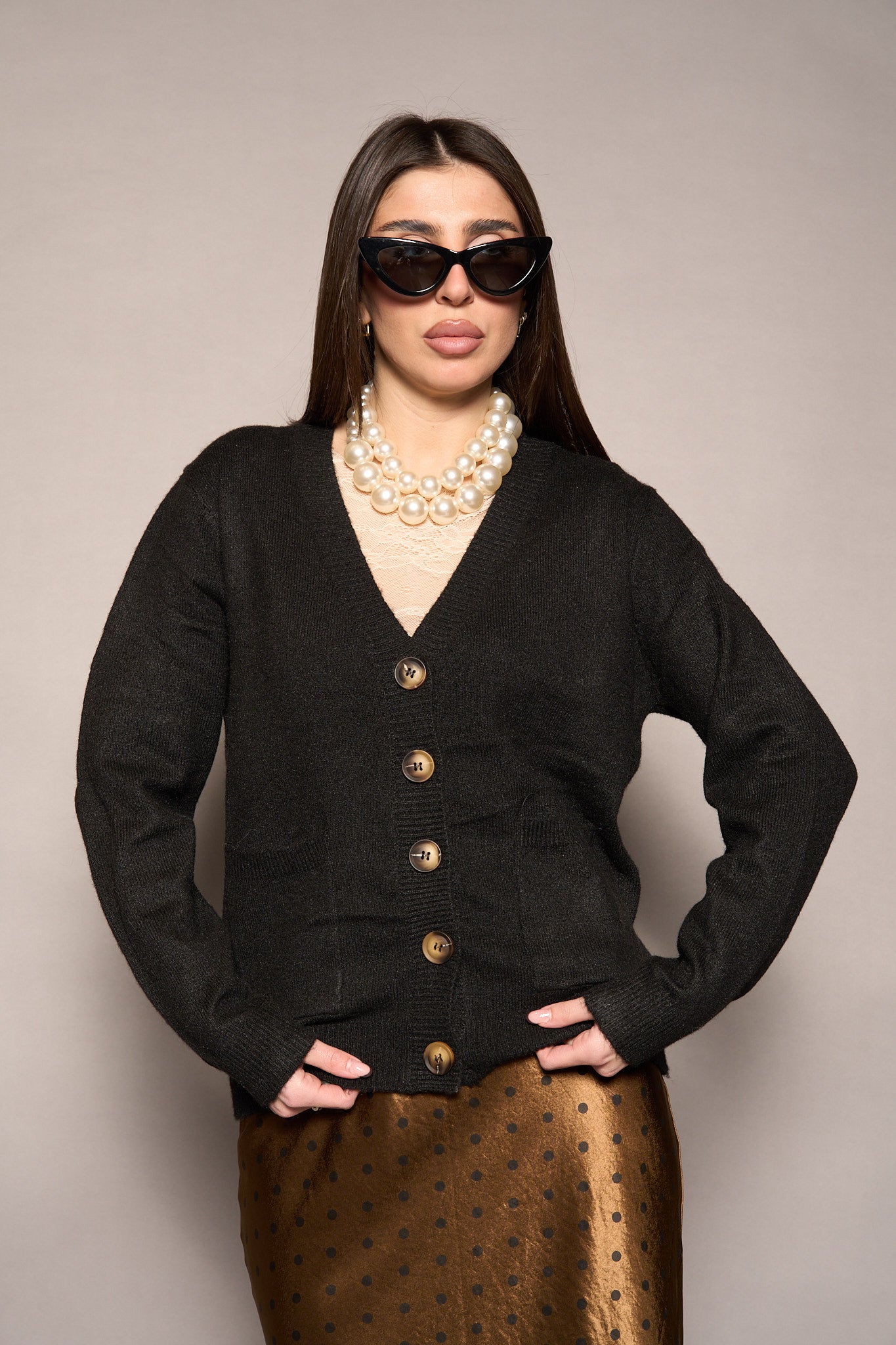Cardigan nero