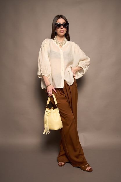 Pantalone completo marrone