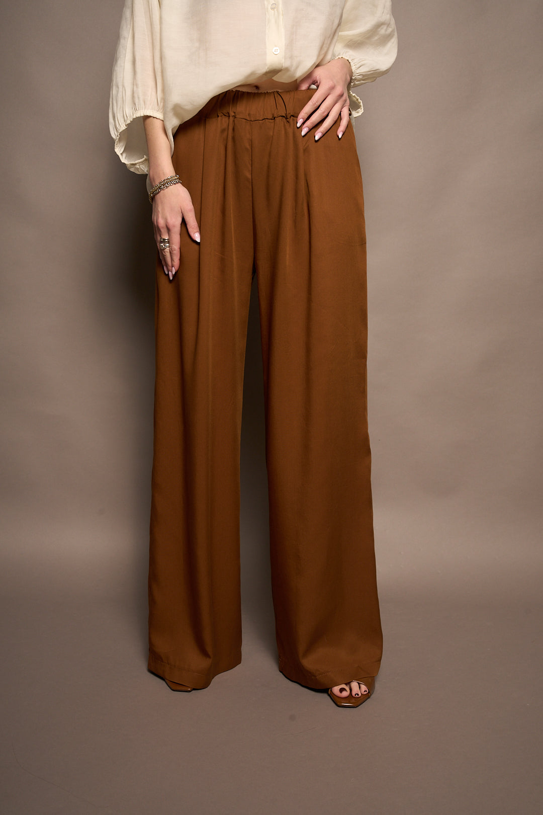 Pantalone completo marrone