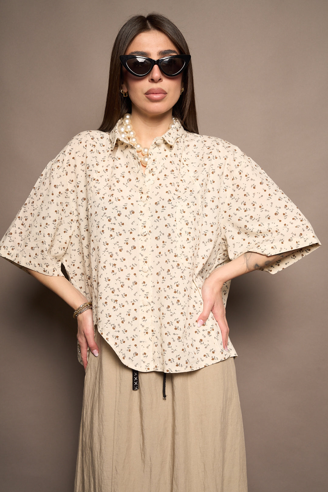 Camicia fiorellini