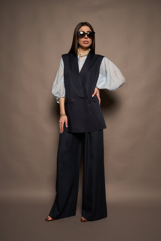 Pantalone completo blu