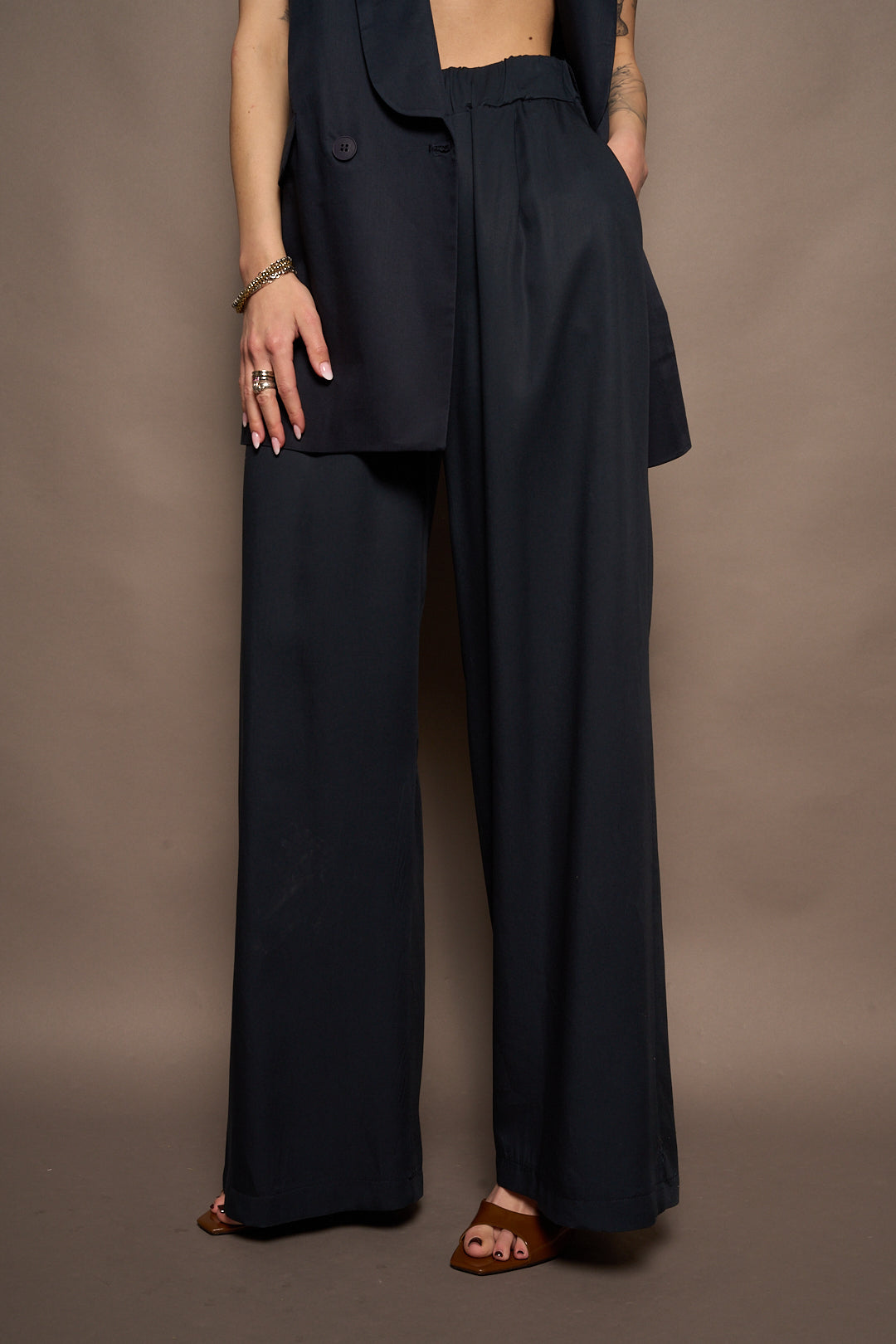 Pantalone completo blu