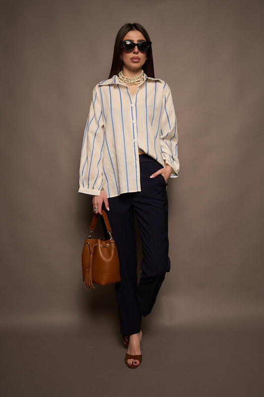 Camicia in cotone bianca