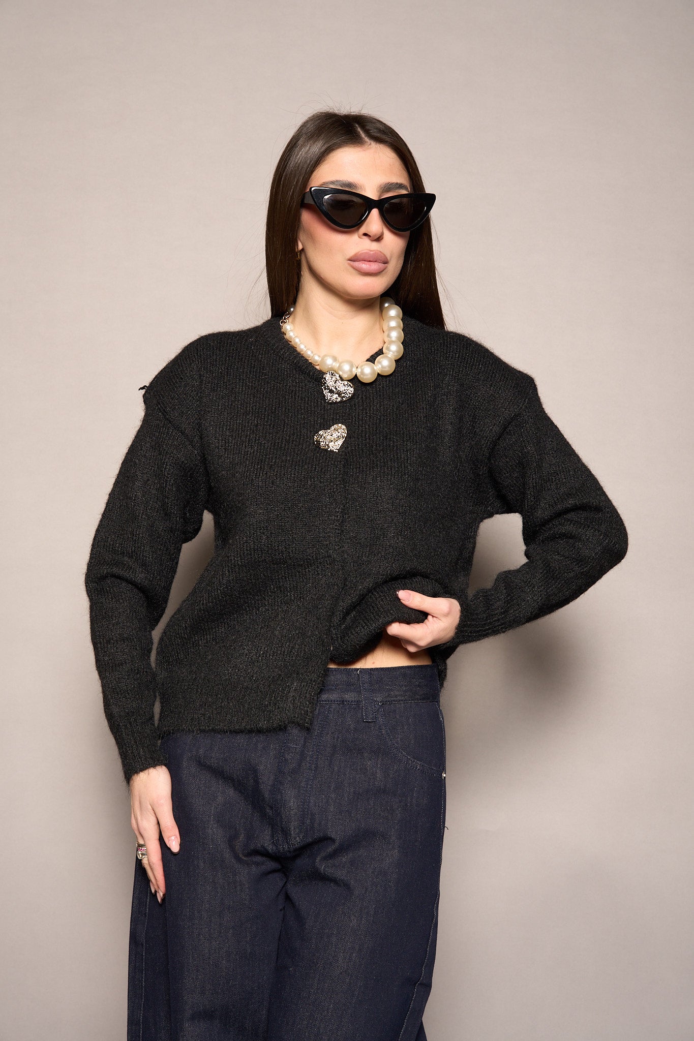 Maglione cuore