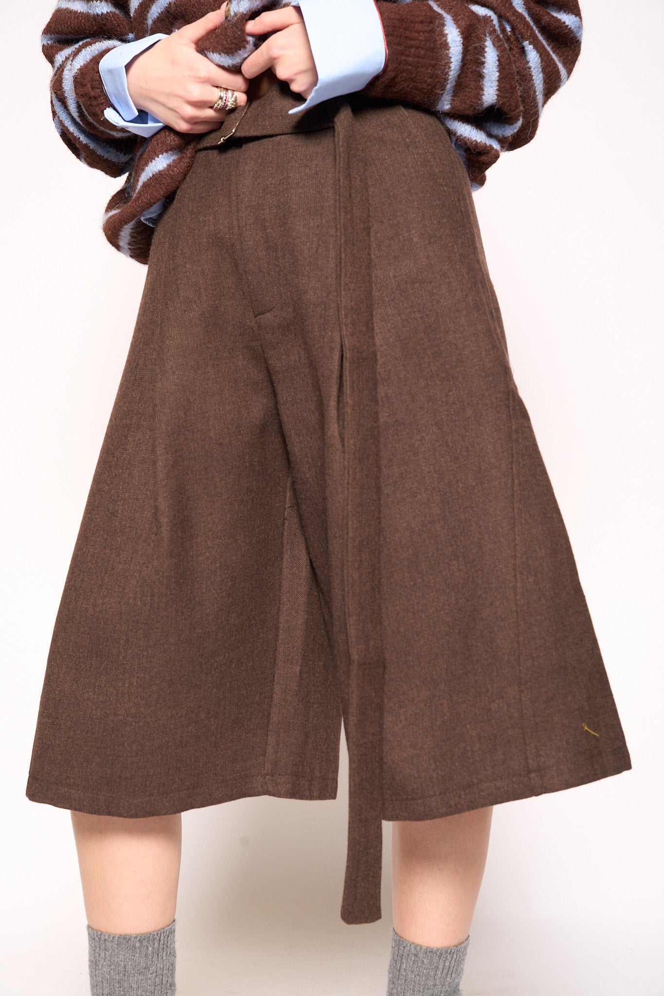 Bermuda marrone cintura