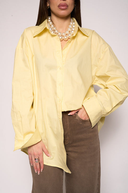 Camicia basic gialla