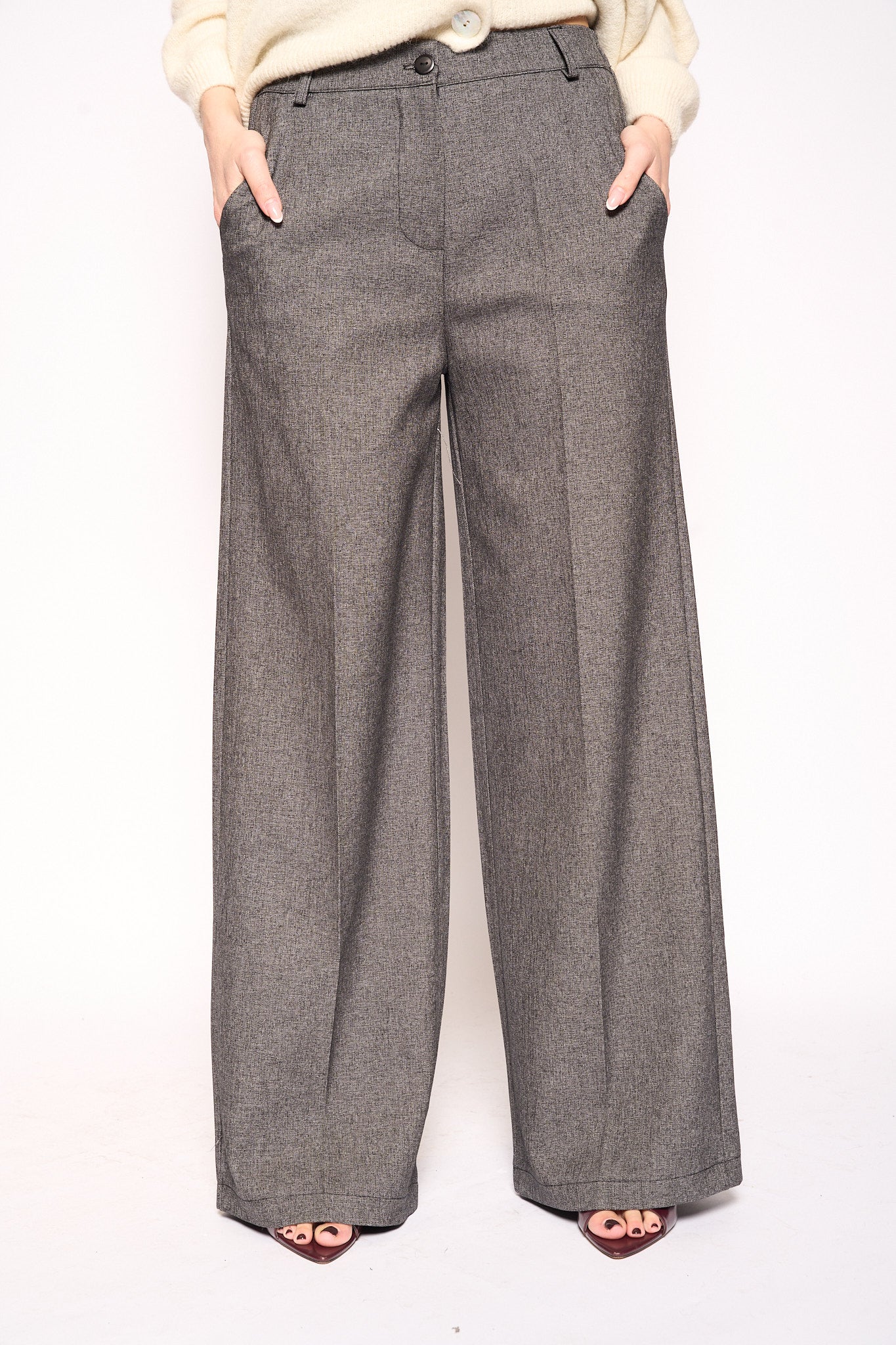 Pantalone sartoriale grigio