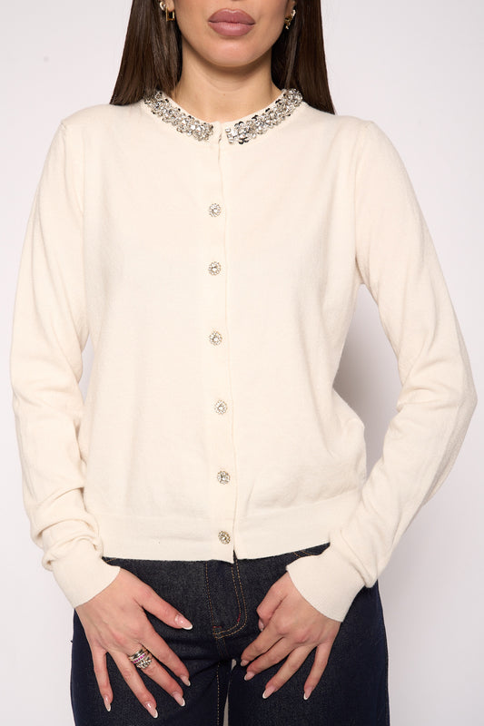 Cardigan gioiello