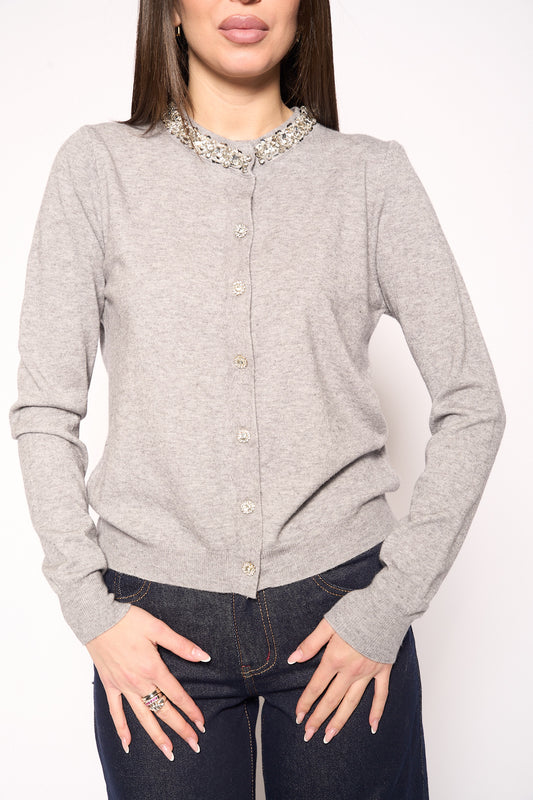 Cardigan gioiello